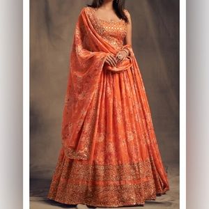 Unstitched lehenga